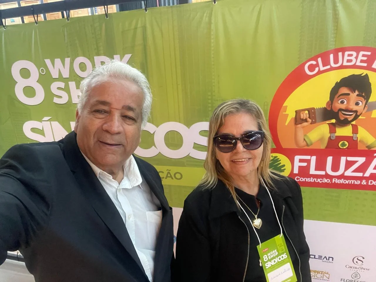 Participantes diante do painel do 8º Workshop de Síndicos da Fluzão